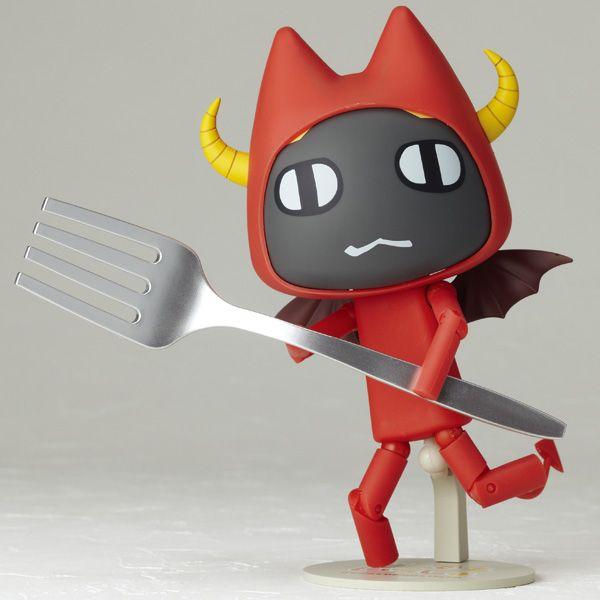 【悪魔クロ 赤Ver単品】 タイトー プライズ リボルテック どこでもいっしょ トロ/クロ No.6 天使と悪魔Ver. | 