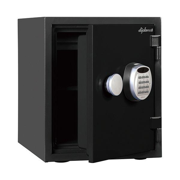 【値下げ・名盤】 ディプロマット クリスタルシリーズ耐火・耐水デザイン金庫 25L ブラック A125R3WRBLACK 1台 【8800717772】(31970円)