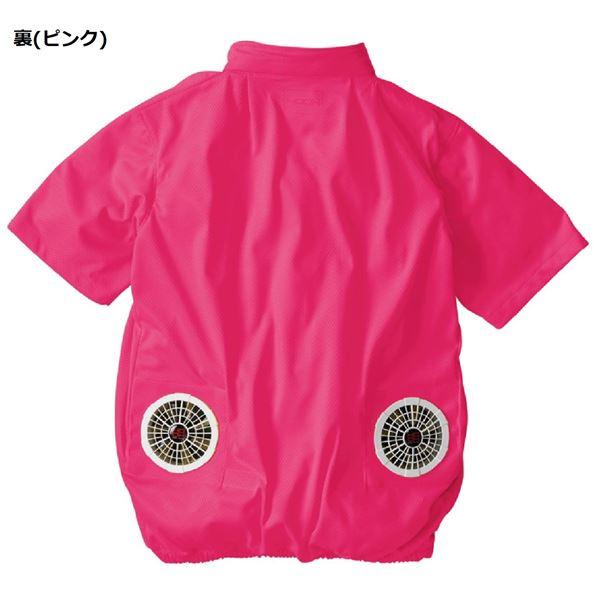 2021セール村上被服 HOOH 半袖ニットブルゾン 服単品 サイズ:L V771 ピンク 〔バッテリー・ファン・ケーブル別売〕 制服、作業服 リッチェル ハンプ コーナー5 40891