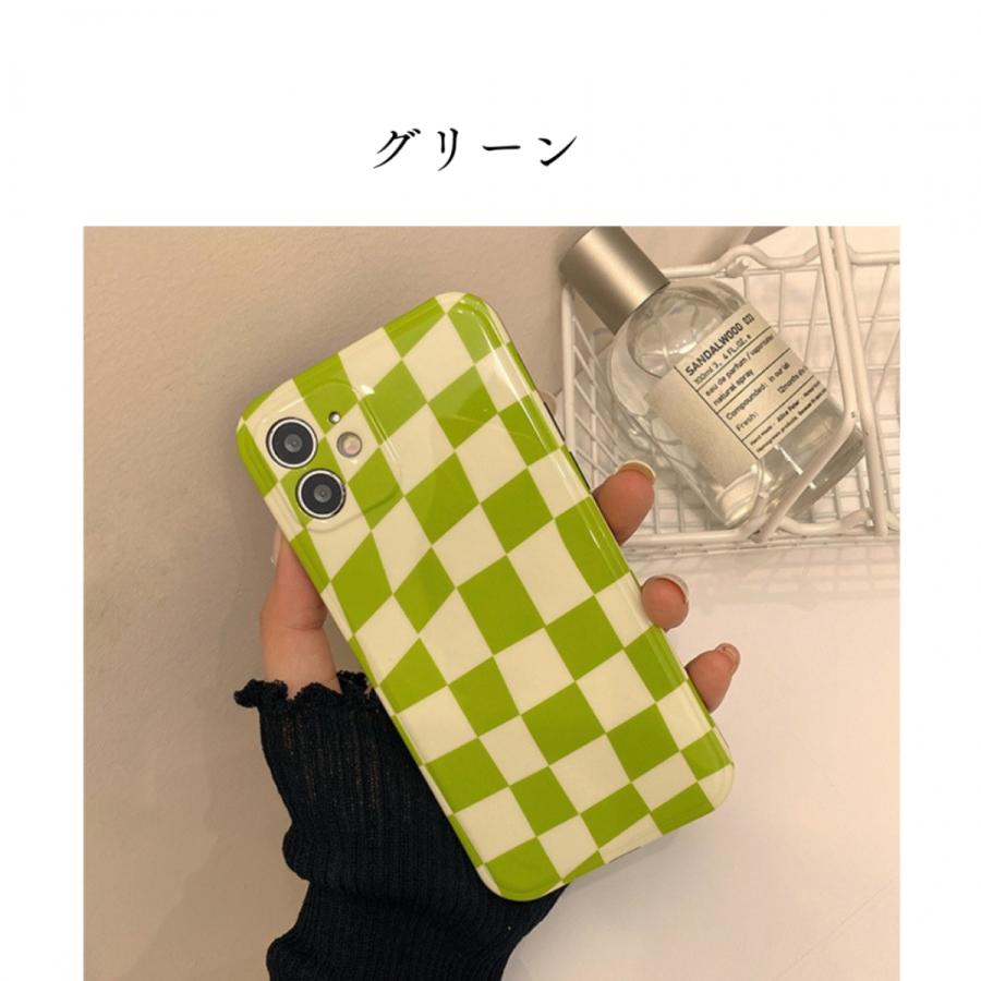 iPhoneケース アイフォンケース iPhone12 iPhone13 pro promax 7 8 チェッカー柄  韓国 個性的 おしゃれ 白 黒  スマホケース オススメ メンズ レディース |  | 02
