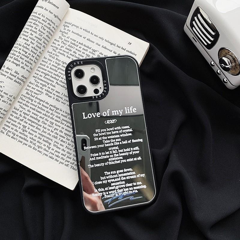iPhoneケース アイフォンケース iPhone12 iPhone13 pro promax  7.8 se2  鏡面 個性的 ミラー 英字 韓国 おしゃれ シンプル スマホケース オススメ |  | 02