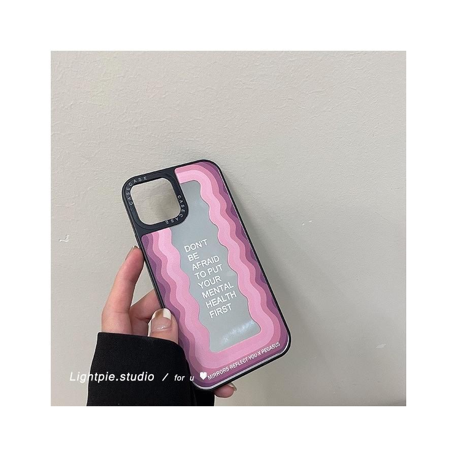iPhoneケース アイフォンケース iPhone12 iPhone13 pro promax  7.8 se  鏡面 個性的 ミラー  英字 韓国 おしゃれ シンプル スマホケース オススメ |  | 04