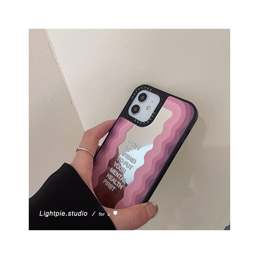 iPhoneケース アイフォンケース iPhone12 iPhone13 pro promax  7.8 se  鏡面 個性的 ミラー  英字 韓国 おしゃれ シンプル スマホケース オススメ |  | 05