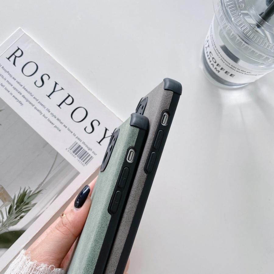 iPhoneケース アイフォンケース iPhone12 iPhone13 pro promax 7.8.se 皮革 韓国 おしゃれ シンプル メンズ レディース スマホケース |  | 03