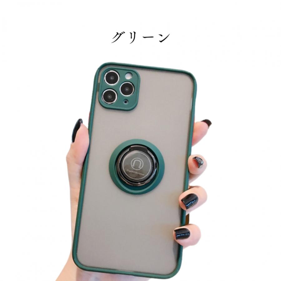 iPhoneケース アイフォンケース iPhone12 iPhone13 pro promax 7.8se2 韓国 おしゃれ 半透明 黒 サイドカラー スマホケース 背面リング付き |  | 02