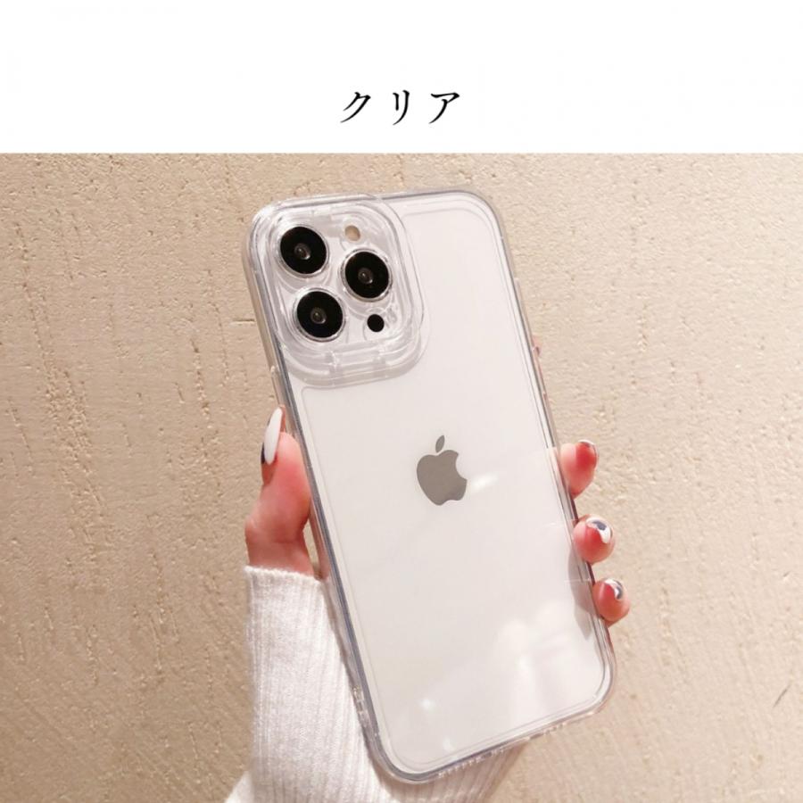 iPhoneケース アイフォンケース iPhone12 iPhone13 pro promax 透明 韓国 おしゃれ シンプル クリア スマホケース スマホスタンド |  | 02