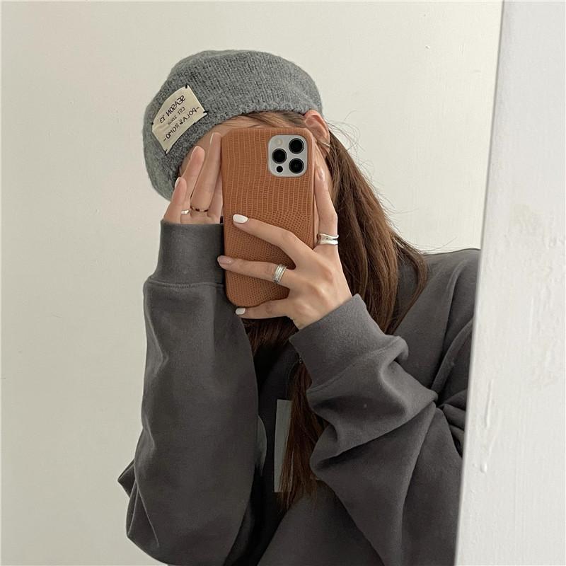 iPhoneケース アイフォンケース iPhone13 pro promax 革風 韓国 おしゃれ シンプル メンズ レディース スマホケース |  | 02