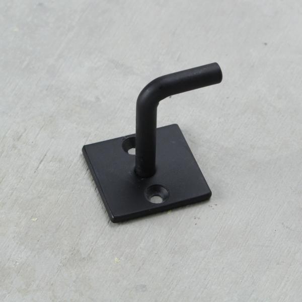 フック ウォールフック アイアン 金具 壁掛け 四角 おしゃれ 黒