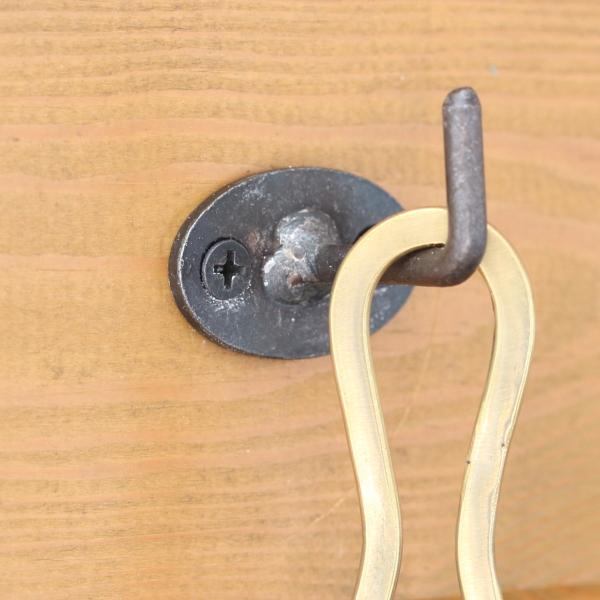 フック 金具 壁掛け おしゃれ アイアン L字 吊下げ ラウンド