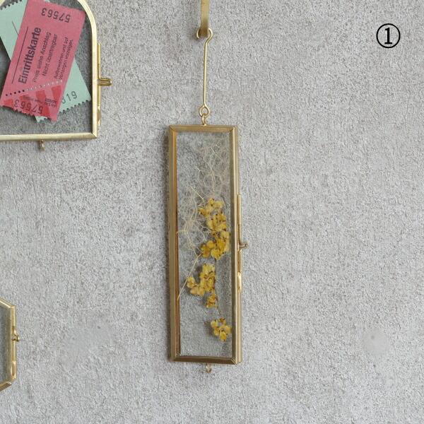 フレーム 額 額縁 壁飾り インテリア ミニ 小さい 真鍮 壁掛け