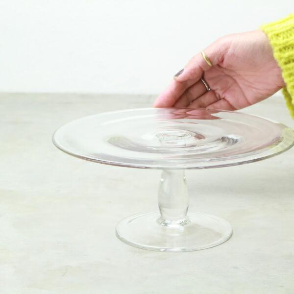 ケーキスタンド 食器 器 コンポート皿 ガラス おしゃれ リューズガラス