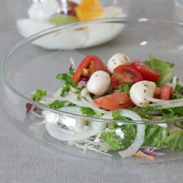 ボウル 器 鉢 ガラス おしゃれ サラダ パスタ皿 リューズガラス