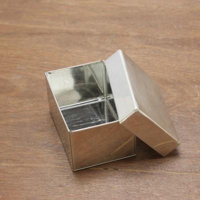 SyuRo（シュロ） 角缶 SS ブリキ 小物入れ 卓上 小物収納 ケース