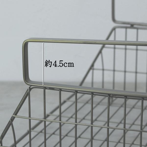 吊下げ ワイヤーバスケット かご アイアン おしゃれ キッチン