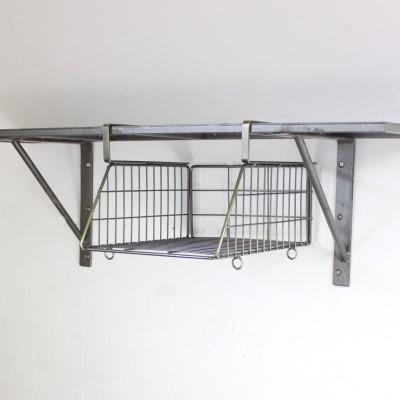 吊下げ ワイヤーバスケット かご アイアン おしゃれ キッチン 収納 棚