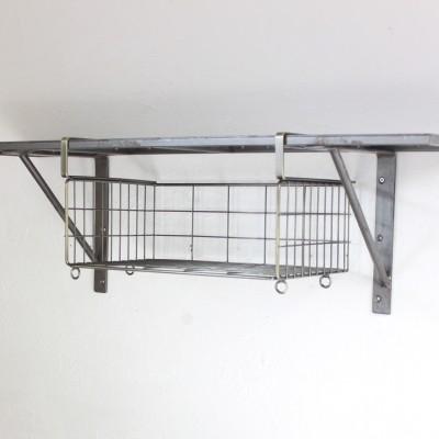 吊下げ ワイヤーバスケット かご アイアン おしゃれ キッチン 収納 棚