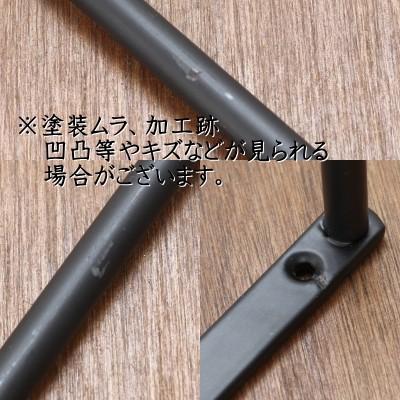 コートハンガー 掛け スリム 玄関 壁掛け おしゃれ アイアン 黒 M