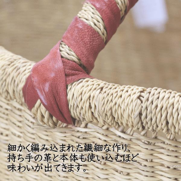 ブルキナ バスケット かご かごバスケット おしゃれ 収納 持ち手 荷物