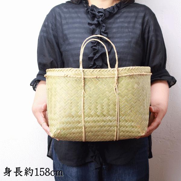 かご 竹 バスケット バック おしゃれ 収納 荷物入れ 小物入れ