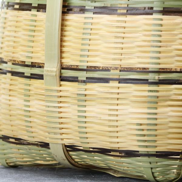 天然竹製持ち手付きバスケット かご・バスケット・雑貨 - menui | 手付きの竹かご【四つ目手提げかご】