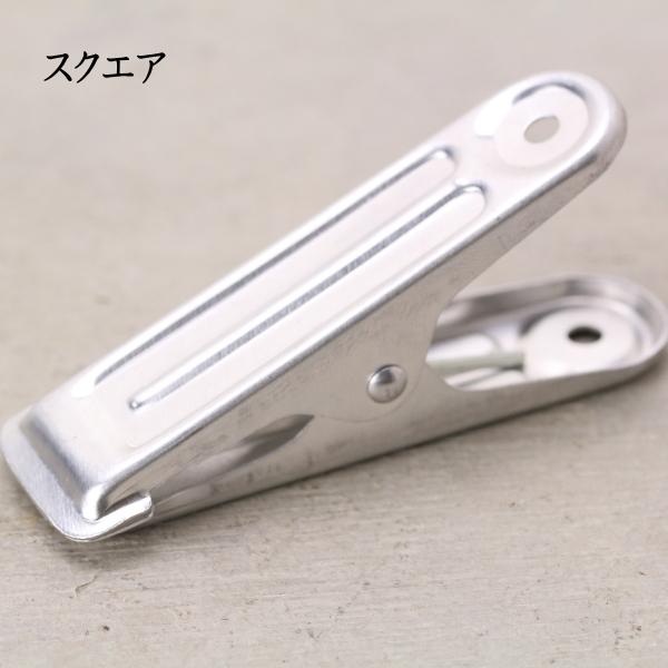 袋止め クリップ 洗濯バサミ アルミ ピンチ おしゃれ レトロ 日本製 24