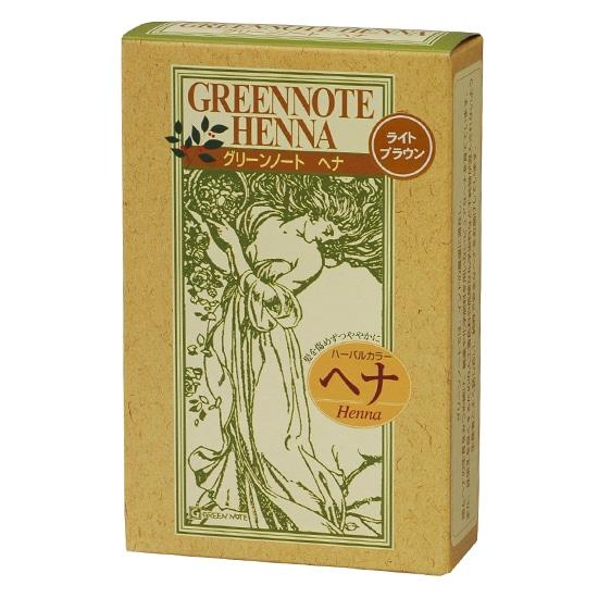 ムソー グリーンノートヘナ　ハーバルカラー ライトブラウン100g×2個。抗菌、熱、炎症、痛み、平常心、100％のもの | 