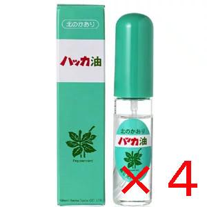 北見ハッカ通商 ハッカ１0ml　4本セット　スプレータイプ　食品添加物 自然食品 健康食品 殺菌消毒 コロナ対策のマスク・お風呂・ハッカ/虫除け・お掃除｜trenchyoshida