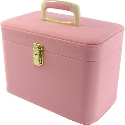 メイクボックス コスメボックス セルボニット33cm ヨコピンク 化粧入れ マイナーチェンジしました Dotpanj Tj