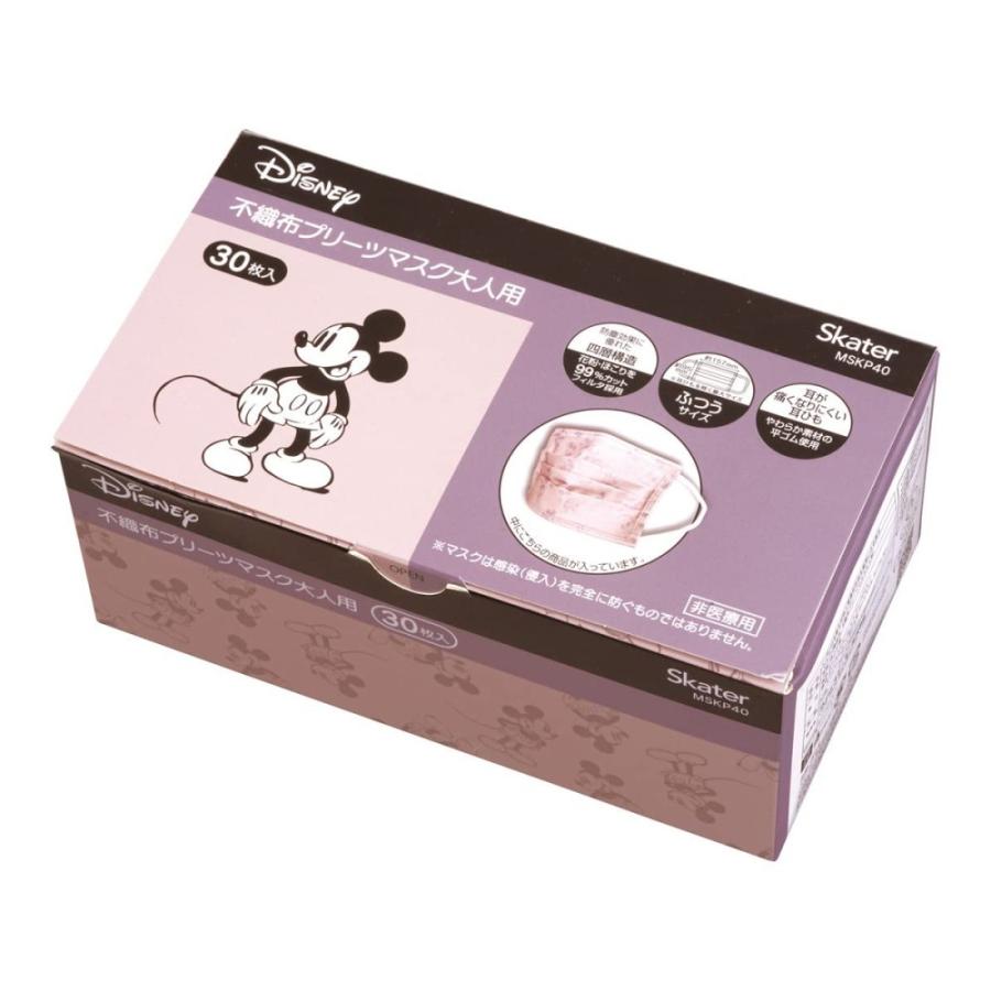 ディズニー ミッキーマウス 不織布 マスク 大人用 女性用 感染対策 花粉症対策 普通サイズ 平ゴム 4層構造 箱入り 30枚 5742 Mskp40 Trend First 通販 Yahoo ショッピング