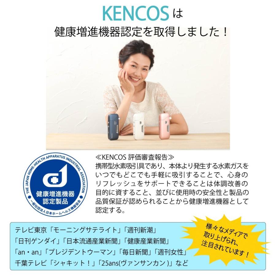 ケンコス4 ポータブル水素ガス吸引具 スタート3点セット ビタミン