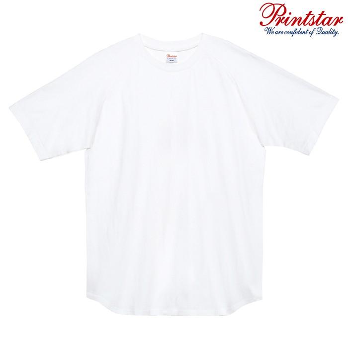 メンズ Tシャツ 半袖 ラグラン ヘビーウェイト 5.6オンス 無地 ホワイト L サイズ 106-CRT｜trend-i