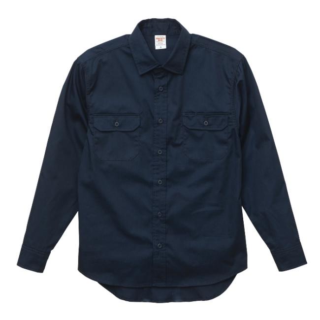 長袖 シャツ メンズ ワークシャツ メンズ T Cツイル Xxl サイズ ダークネイビー ビック 大きいサイズ 無地 ユナイテッドアスレ Cab Cab 717 06 流行はいつもここから Trend I 通販 Yahoo ショッピング