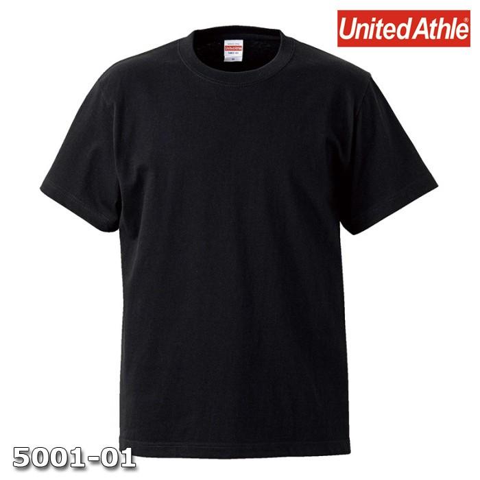 Ｔシャツ 半袖 メンズ ハイクオリティー 5.6oz XXXL サイズ ブラック ビック 大きいサイズ 無地 ユナイテッドアスレ CAB｜trend-i