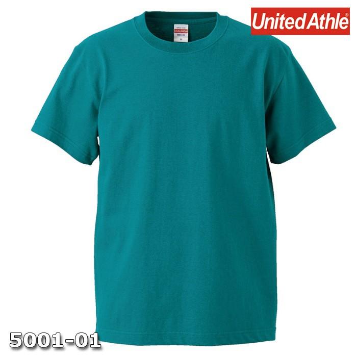 Ｔシャツ 半袖 メンズ ハイクオリティー 5.6oz XL サイズ アップルグリーン 無地 ユナイテッドアスレ CAB｜trend-i