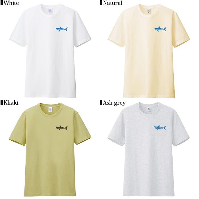 メンズ Tシャツ 半袖 プリント アメカジ 大きいサイズ 7MILE OCEAN サメ ロゴ ワンポイント｜trend-i｜03