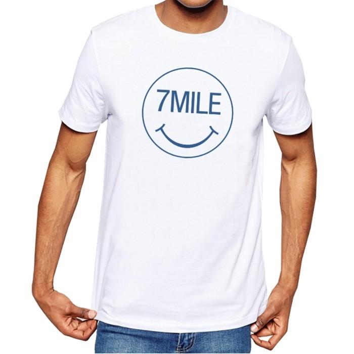 メンズ Tシャツ 半袖 プリント アメカジ 大きいサイズ 7MILE OCEAN スマイル｜trend-i｜02