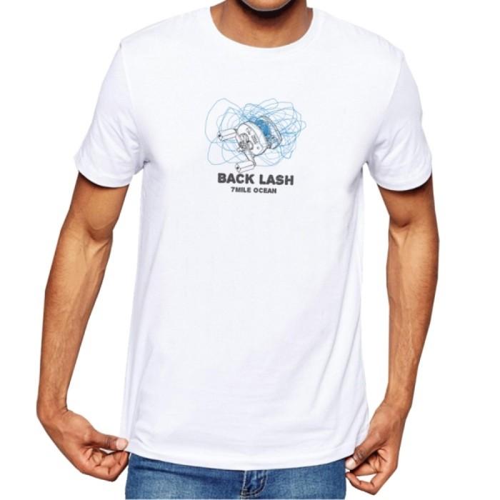 メンズ Tシャツ 半袖 プリント アメカジ 大きいサイズ 7MILE OCEAN 釣り リール｜trend-i｜02
