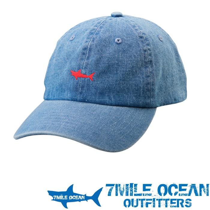 7mile Ocean メンズ キャップ 帽子 Cap ワンポイント ロゴ 刺繍 人気 ブランド アメカジ アウトドア ストリート ライトデニム ジーンズ ブルー Svmcap0002 流行はいつもここから Trend I 通販 Yahoo ショッピング