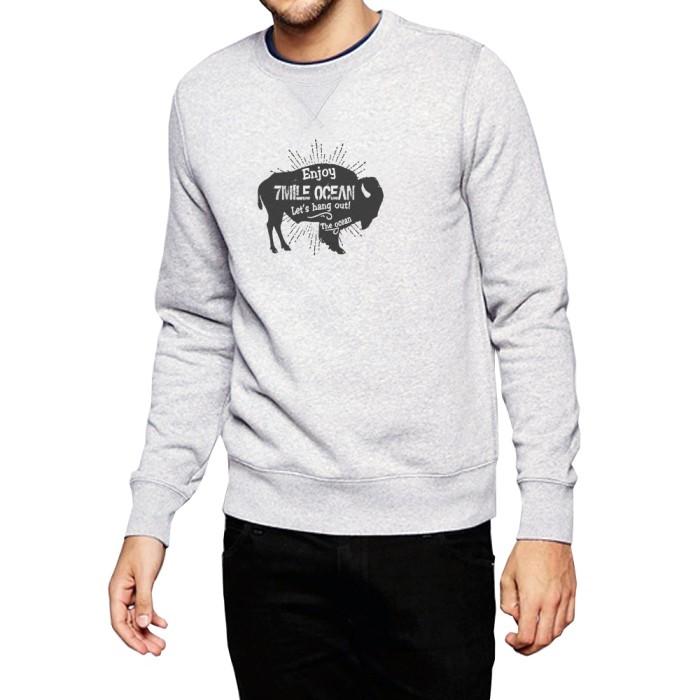 7mile Ocean セール価格 メンズ 長袖 スウェット トレーナー プリント 裏起毛 大きいサイズ 秋冬 人気ブランド アメカジ アウトドア バイソン バッファロー Svmhsw0001 流行はいつもここから Trend I 通販 Yahoo ショッピング
