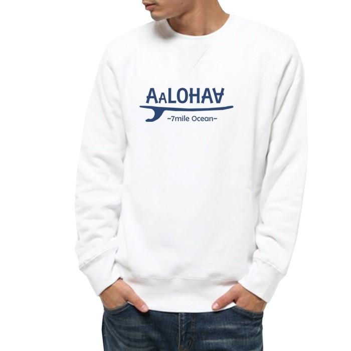 7mile Ocean セール価格 メンズ 長袖 スウェット トレーナー 裏起毛 大きいサイズ 秋冬 人気ブランド アメカジ アウトドア サーフィン 波乗り アロハ ハワイ Svmhsw0002 流行はいつもここから Trend I 通販 Yahoo ショッピング