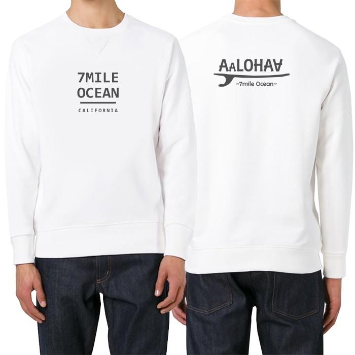 7mile Ocean セール価格 メンズ 長袖 トレーナー スウェット バックプリント サーフ系 ブランド アメカジ アウトドア パロディー 裏起毛 大きいサイズ 秋冬 Svmhsw0116 流行はいつもここから Trend I 通販 Yahoo ショッピング