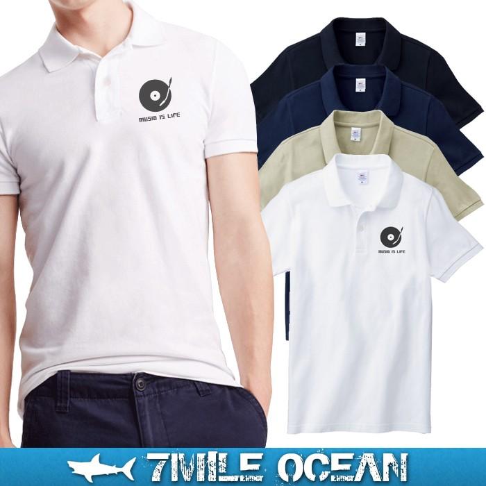 7mile Ocean ポロシャツ 半袖 メンズ 無地 ワンポイント 鹿の子 レコード 音楽 ｄｊ プリント ロゴ かっこいい おしゃれ 春夏 Svmp0026 流行はいつもここから Trend I 通販 Yahoo ショッピング
