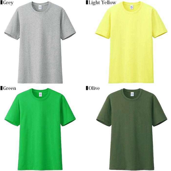 メンズ レディース 半袖 白 tシャツ パックT 無地 3枚 セット カラー 
