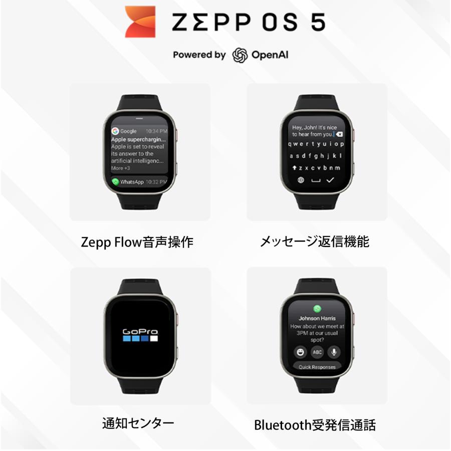Amazfit Bip Max スマートウォッチ アマズフィット 日本正規代理店 3000nit高輝度 GPS内蔵 4Gストレージ 20日間バッテリー オフラインマップの画像