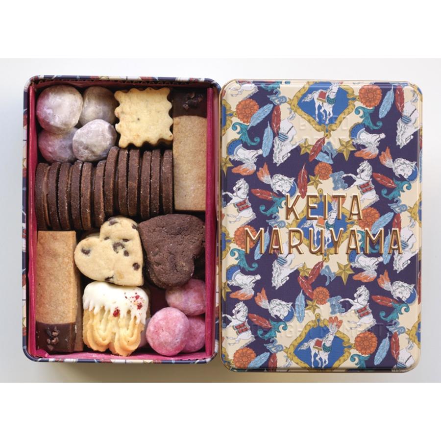 ケイタ マルヤマ チョコレートクッキー缶 Eternity Blue