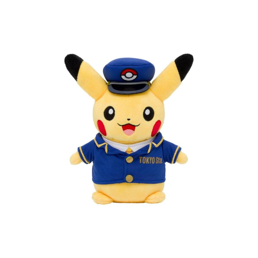 駅長ピカチュウ ポケモンストア東京駅店 ぬいぐるみ 制服Ver. 品川倉庫