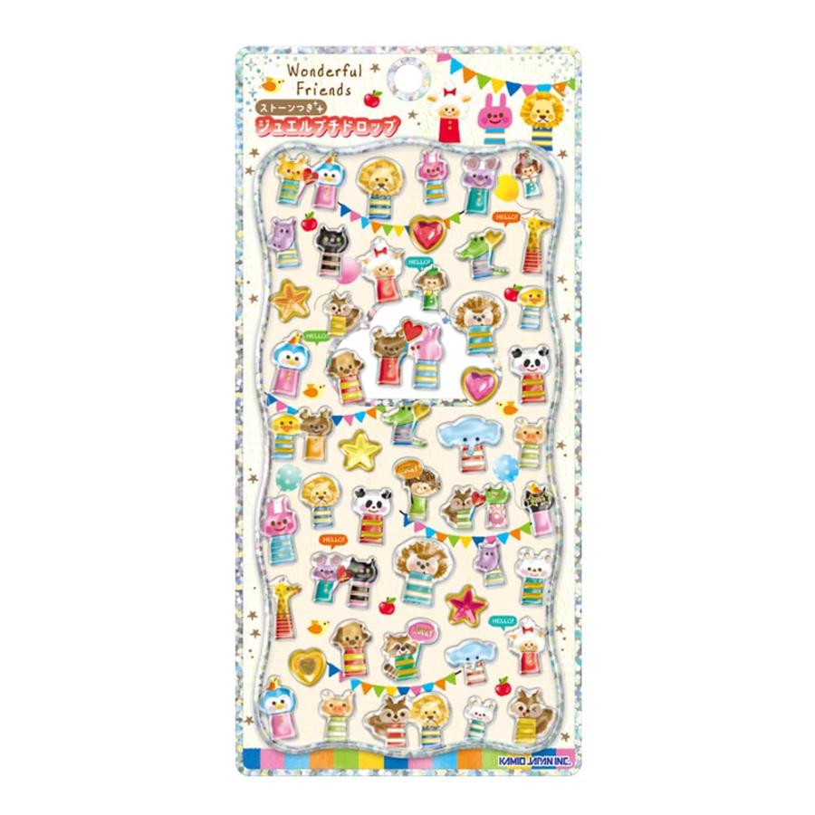 カミオジャパン ステッカー ジュエルプチドロップステッカー