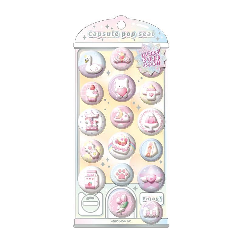 カミオジャパン ステッカー CAPSULE POP SEAL しろいろぽっぷ 230370