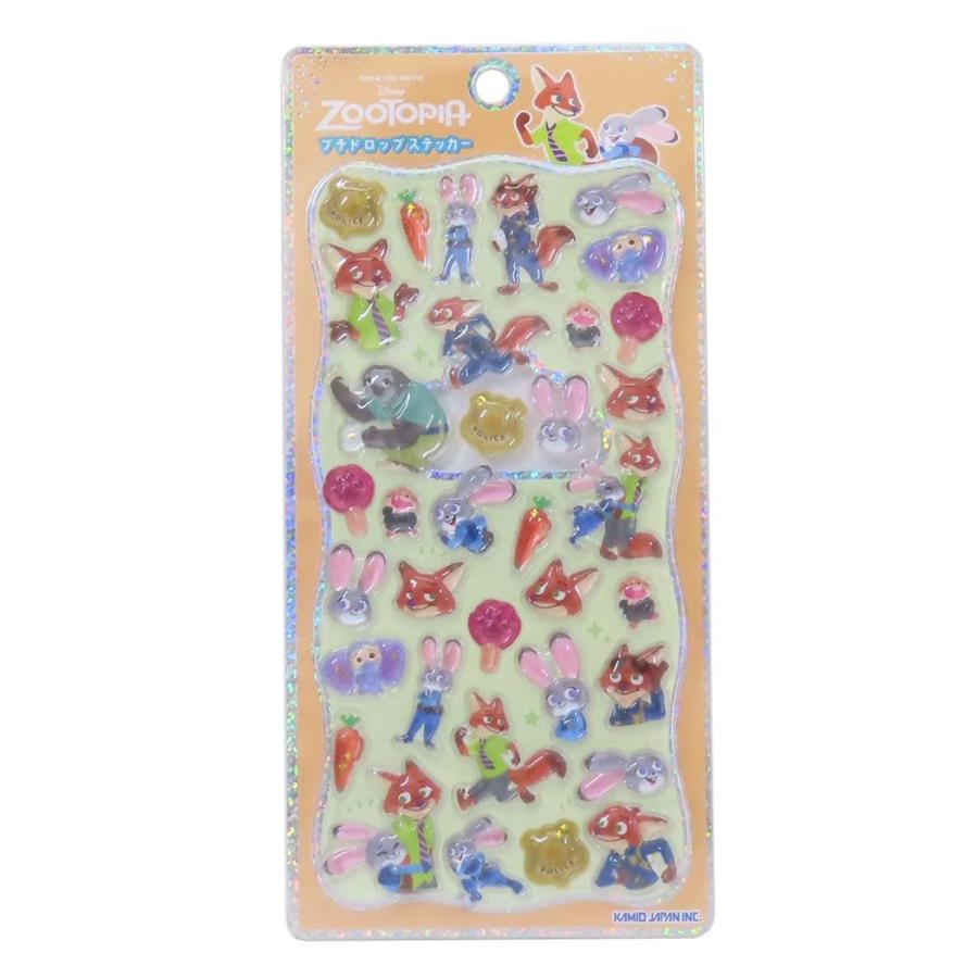 ズートピア[シールシート]プチドロップステッカーディズニー 千葉西