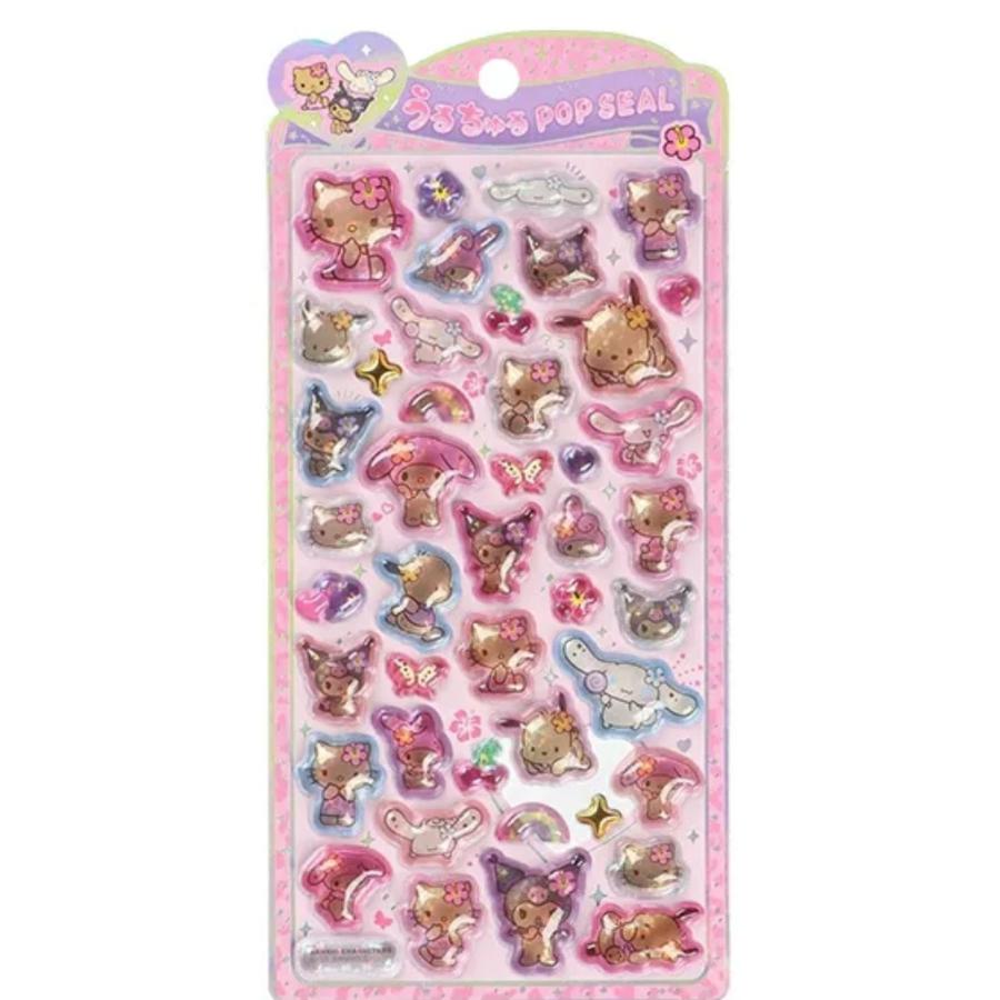 クラックス CRUX うるちゅる ポップシール 日焼けサマー ぷっくり 立体